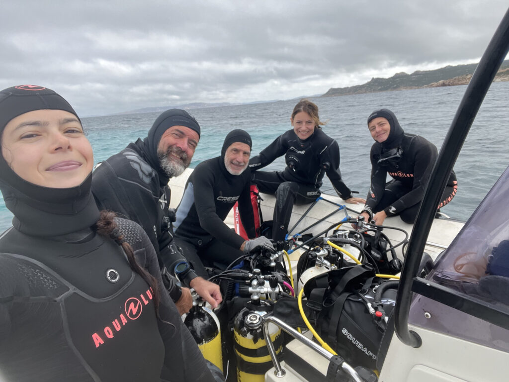 MEDSEA's team and Capo Carbonara MPA's staff, Sardinia