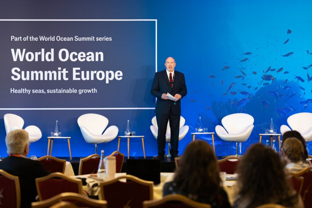Dominic Ziegler, senior's editor in chief at The Economist - World Ocean Summit Europe in Cascais