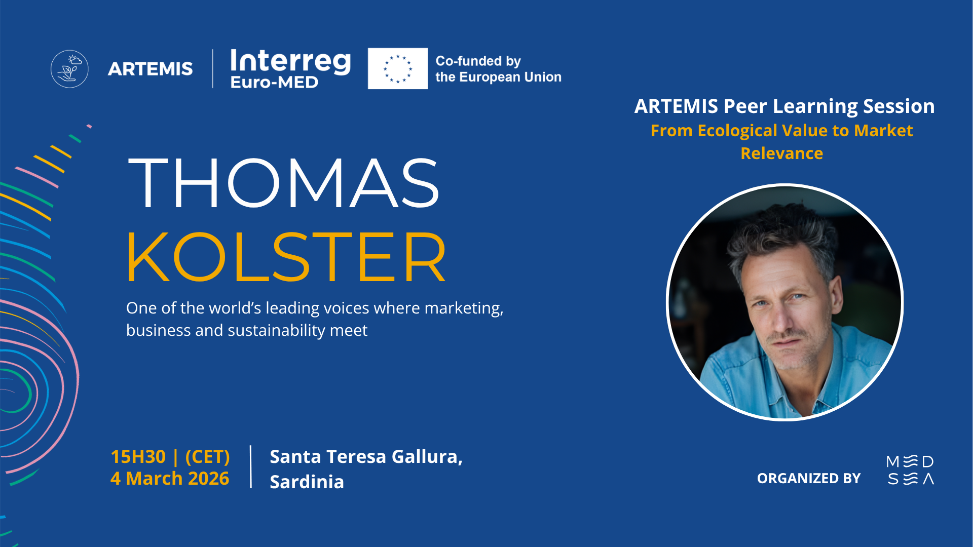 Save the date 4 March 2025 Peer to peer learning Unlocking Opportunities for seagrass restoration with Thomas Kolster
